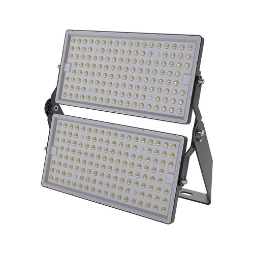 500W LED strålkastare - 135lm/W, IP65, 67.500lm, svart hölje, utomhus