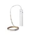 1m 2,4W LED strip med batteribox och sensor - 6V, IP65, 4000K, PIR sensor, inkl. 3M tape