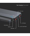 10000mAh Powerbank, 22.5W PD - Ultra-tunn, svart, fast charging, LED indikator