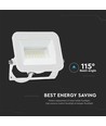 20W LED strålkastare, vit - Samsung LED chip, IP65, 6500K, utomhus