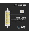 R7S 118mm / 16W LED lampa - 2000lm, 360 grader, ersätter 126W halogen