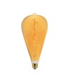 St120 Vt-2273 lampa 4W - spiral, glödtråd, 2700K, bärnstensfärgat glas
