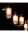 St120 Vt-2273 lampa 4W - spiral, glödtråd, 2700K, bärnstensfärgat glas