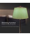1,5W LED bordslampa, 3-i-1 - Krom/Ljusgrön, touch dimbar, laddningsbar, USB-C, Ø14x28 cm