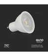 6W GU10 LED lampa - 445lm, 38°, Samsung LED chip, ersätter 60W