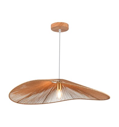 E27 Designer pendelupphäng i rep - 1 meter, max 40W, IP20, Ø80cm, 2 års garanti