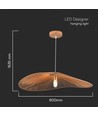 E27 Designer pendelupphäng i rep - 1 meter, max 40W, IP20, Ø80cm, 2 års garanti