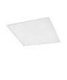6x LED-paneler 60x60 i ram - Höjd:28mm, 40W, för direktmontering
