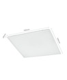 6x LED-paneler 60x60 i ram - Höjd:28mm, 40W, för direktmontering