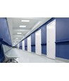 6x LED-paneler 60x60 i ram - Höjd:28mm, 40W, för direktmontering