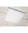 6x LED-paneler 60x60 i ram - Höjd:28mm, 40W, för direktmontering