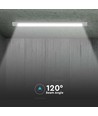 6x V-Tac 40W slim LED armatur - 120 cm, 3 års producentgaranti, 230V