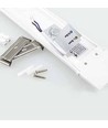 6x 50W komplett LED-armatur - 150 cm, 3 års tillverkargaranti, 230V