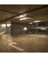 12 st. V-Tac vattentät 48W komplett LED-armatur - 150 cm, 120lm/W, IP65, vidarekopplad 230V