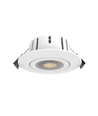 10x LEDlife DimToWarm+CCT RA96 vit infällnadsspot - Roterbar, Hål: Ø6,8 cm, Mått: Ø8,3 cm, 7W, vit kant, dimbar, 230V
