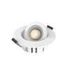 10x LEDlife DimToWarm+CCT RA96 vit infällnadsspot - Roterbar, Hål: Ø6,8 cm, Mått: Ø8,3 cm, 7W, vit kant, dimbar, 230V