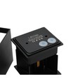 6-pack 6W CUBIC PRO vägglampa - IP65, svart, vidarekoppling, justerbar, fyrkantig, upp/ner, inne/ute, inkl. ljuskälla