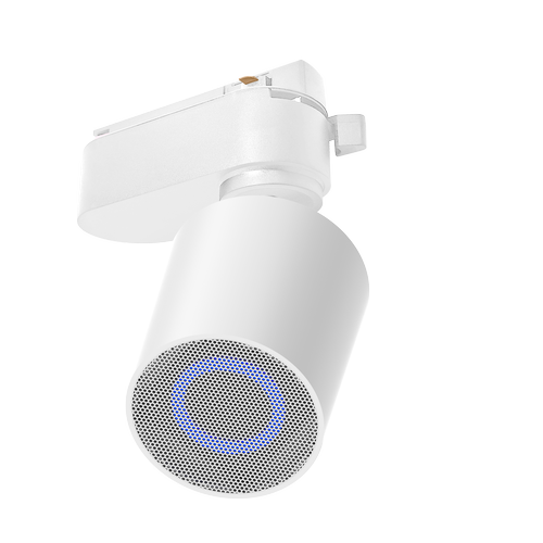 Bluetooth-högtalare för 1-fas skenor - Vit, 10W, 1F2W