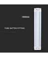 120 cm 2x18W T8 LED dubbelarmatur - Samsung chip, inkl. LED-rör