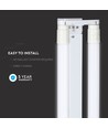 120 cm 2x18W T8 LED dubbelarmatur - Samsung chip, inkl. LED-rör