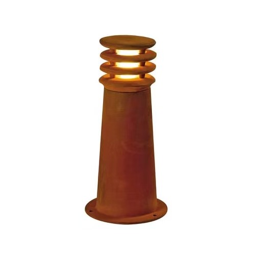 Corten 11W trädgårdslampa - 40 cm, IP65 utomhus, inkl. ljuskälla
