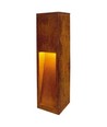 Corten trädgårdslampa - 12W, 70 cm, IP65 utomhus, inkl. ljuskälla