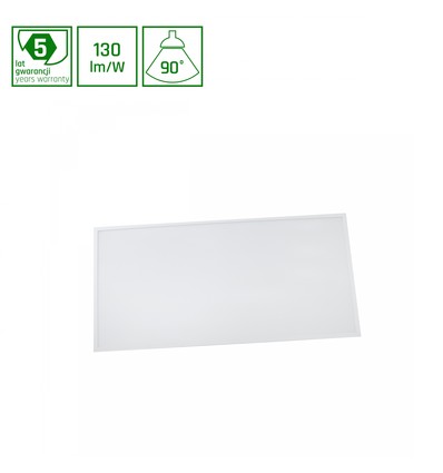 60x60 LED panel, 60W - 130lm/W, 4000K, 5 års garanti