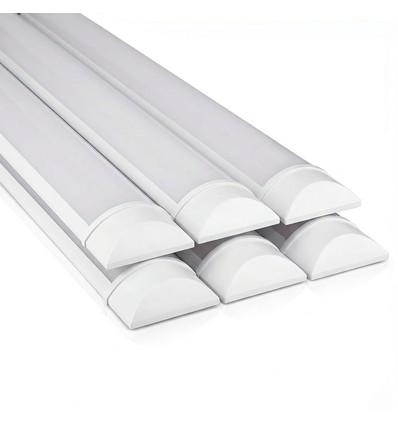 6x V-Tac 50W slim LED armatur - 150 cm, 3 års producentgaranti, 230V