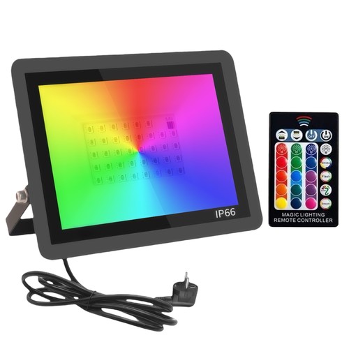 50W RGB strålkastare - Arbetslampa, IP66