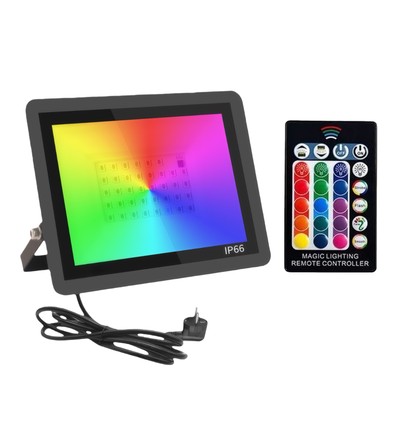 30W RGB strålkastare - Arbetslampa, IP66