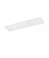 120x30 bakbelyst panel 40W - Neutralvit, 90°, IP40, UGR19, RA90, vit kant, 230V
