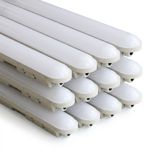 12 st. Spectrum Limea Connect 36W LED armatur - 120cm, IP65 vattentät, 147 lm/W, genomkopplad, 230V