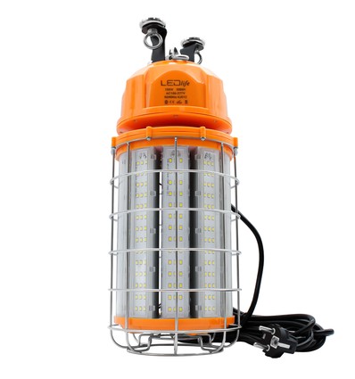 150W Arbetsbelysning LED med magnet och 5m sladd - 5000K, schuko-kontakt, magnetmontering