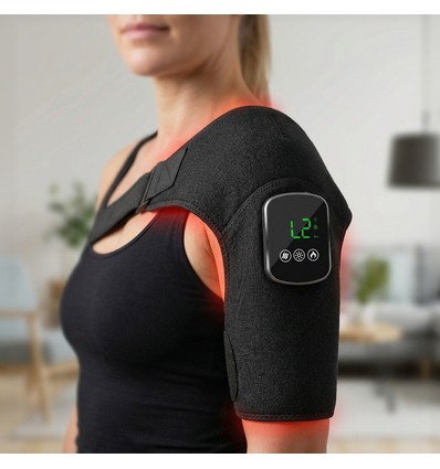 Ljusterapi-bandage för axel - Infraröd, med batteri