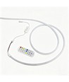 5m RGBIC Neon LED-strip - 15 cm kabel, 10W/m, 576 LED per meter, 24V, IP67