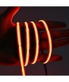 10m 9W/m Röd COB-LED strip - 24V DC, IP20, 320 LED/m