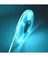 10m 9W/m Turkos COB-LED strip - 24V DC, IP20, 320 LED/m