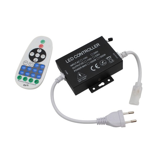 230V WiFi Smart Home dimmer - Inkl. ändstycke, för 230V (Slim COB), minnesfunktion, max 50 m