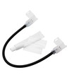 30 cm vattentät skarvkabel för 230V LED-strip (Slim COB) - Perfekt för hörn, stolpar mm., 230V