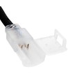 30 cm vattentät skarvkabel för 230V LED-strip (Slim COB) - Perfekt för hörn, stolpar mm., 230V