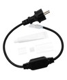 Vattentät kontakt för 230V LED-strip (Slim COB) - 50 cm, inkl. ändstopp, 230V