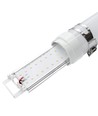 120cm 40W Dura66 LED-armatur, genomkopplad - IP66, 137lm/W, IK10