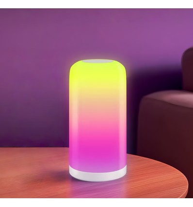 RGBIC+CCT LED bords/nattlampa - Vit, touch-styrning, IP20 inomhus