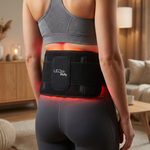 Infrarött ljusterapibälte för kroppen - 20W, 660/850 nm