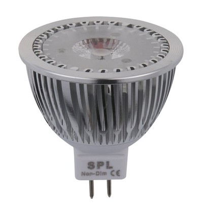 GU5.3 4W LED-lampa, 12V - 350lm, MR16, 2700K