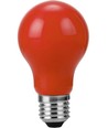 E27 1W LED-filamentlampa - A60, Röd, Party Colour Premium