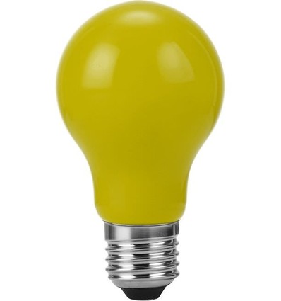E27 1W LED-filamentlampa - A60, Gul, Party Colour Premium