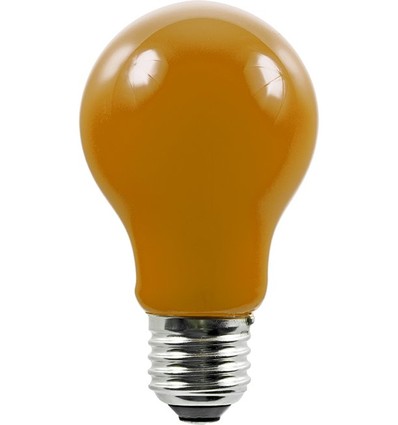 E27 1W LED-filamentlampa - A60, orange, Party Colour Premium
