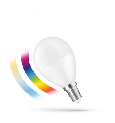 E14 4,9W Smart Home klotlampa - P45, RGBW+CCT, Bluetooth, Easy Smart