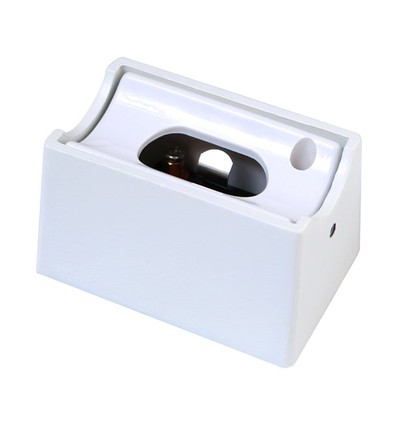 S14s lamphållarset i vit metall, 2-pack - För S14s LED-lysrör